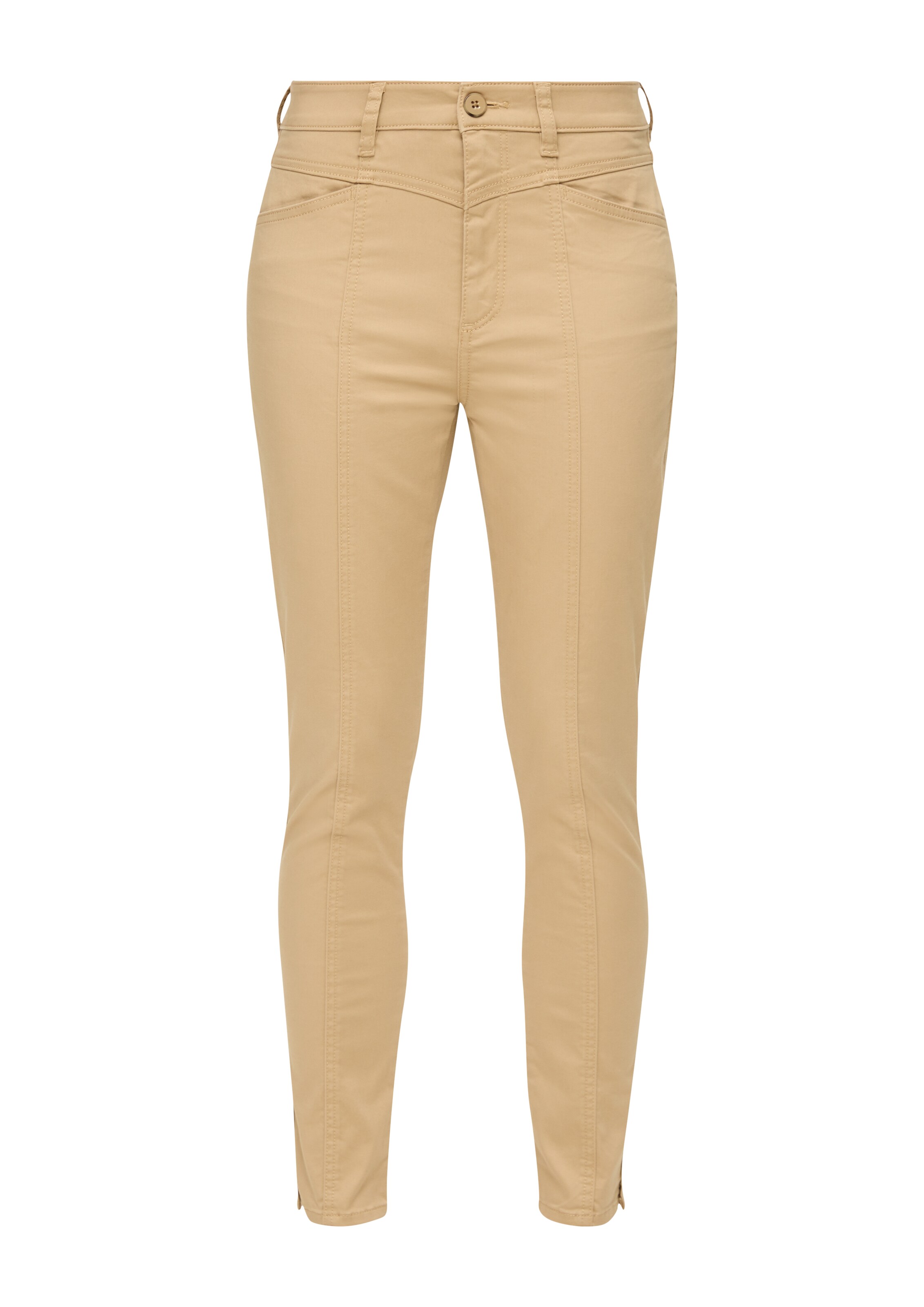 Slimfit Pantaloni di s.Oliver in beige: frontale