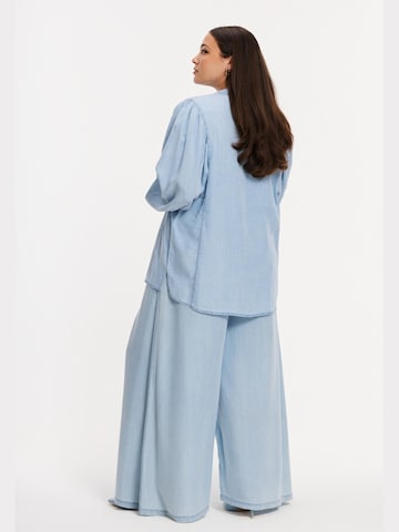 YOEK Blouse in Blauw