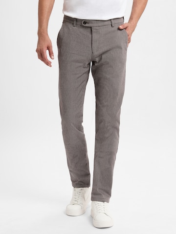 bugatti Slimfit Broek in Beige: voorkant
