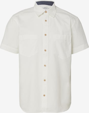 s.Oliver Hemd in Beige: Vorderseite