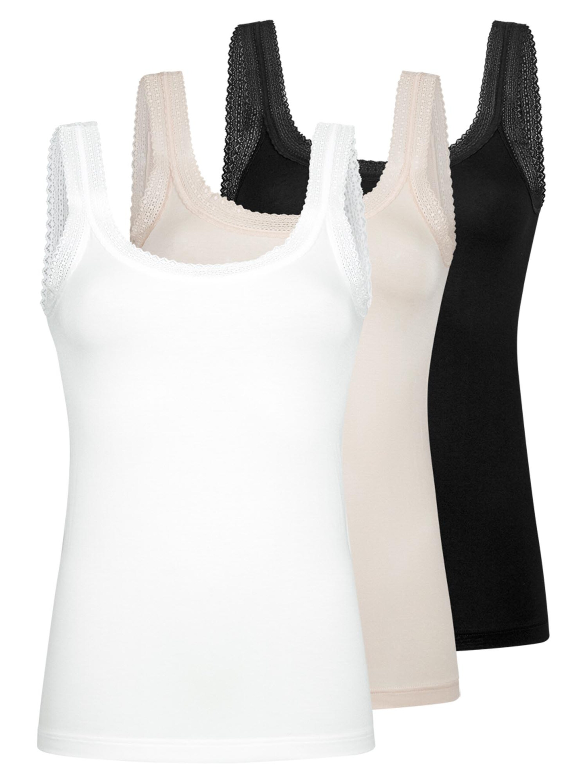 Mey Undershirt 'Modal Lace' in White: front