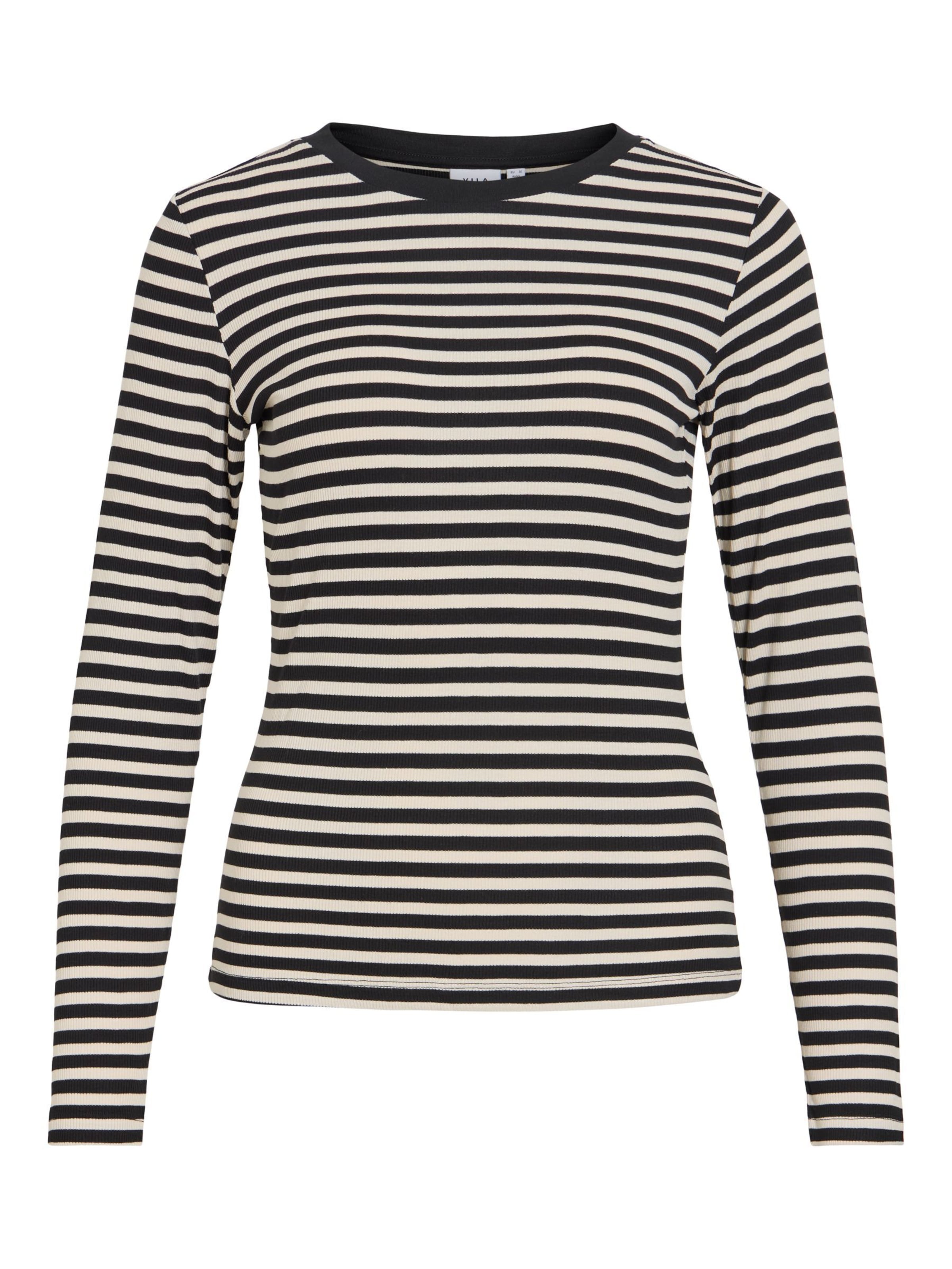 VILA - Camiseta 'VIAVERA' en negro: frente