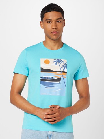 T-Shirt 'View Boat' WESTMARK LONDON en bleu : devant