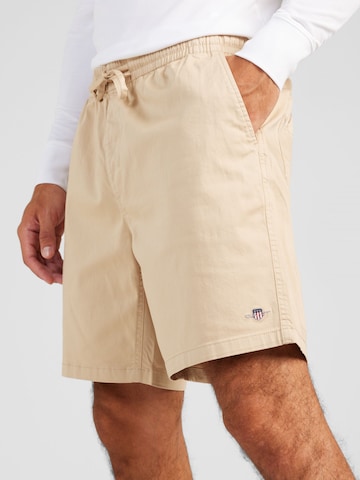 GANT Regular Housut värissä beige