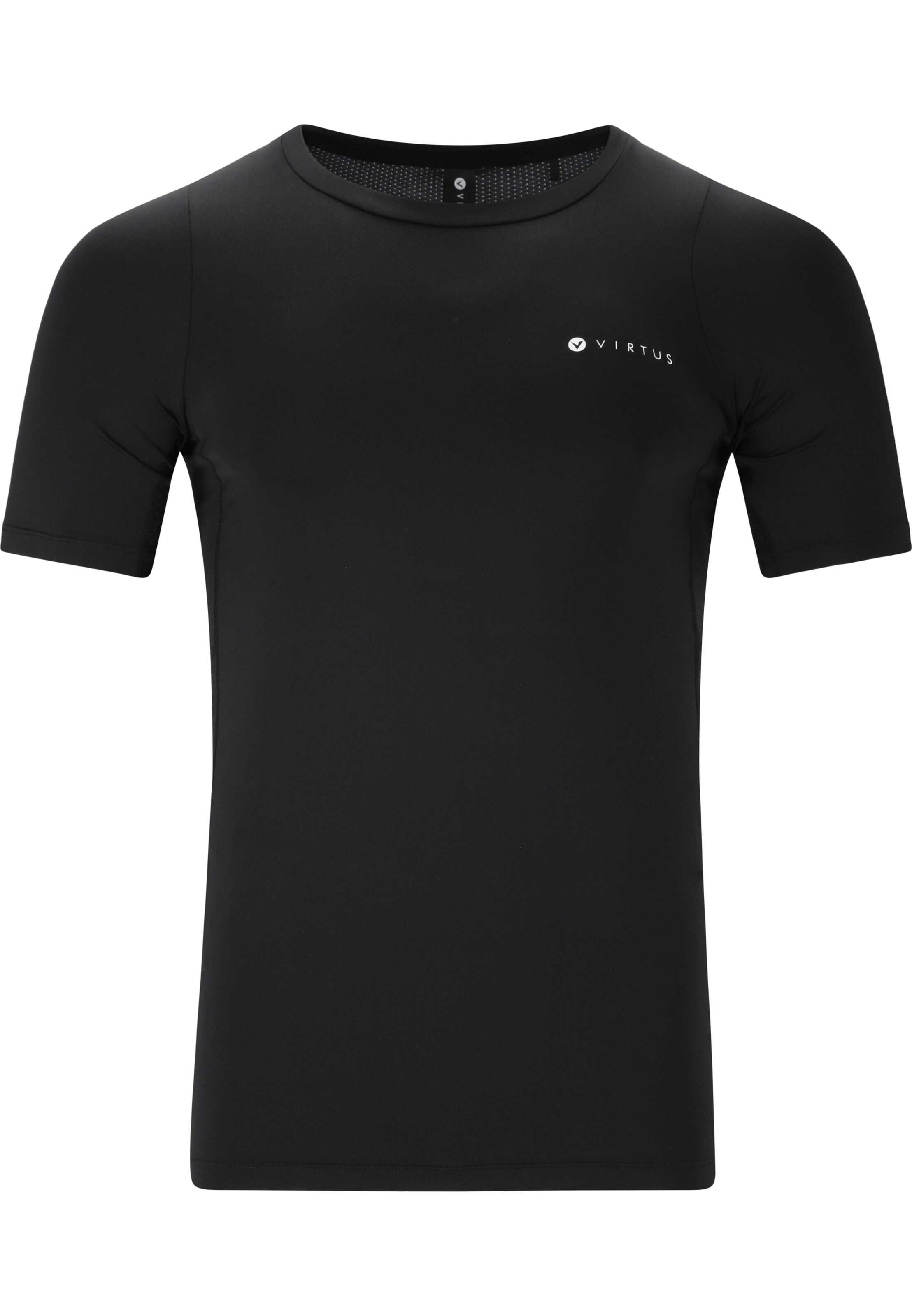Virtus Performance Shirt 'Jasp' in Black: front