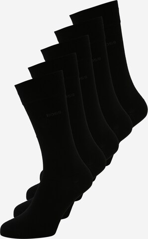 Chaussettes BOSS en noir : devant