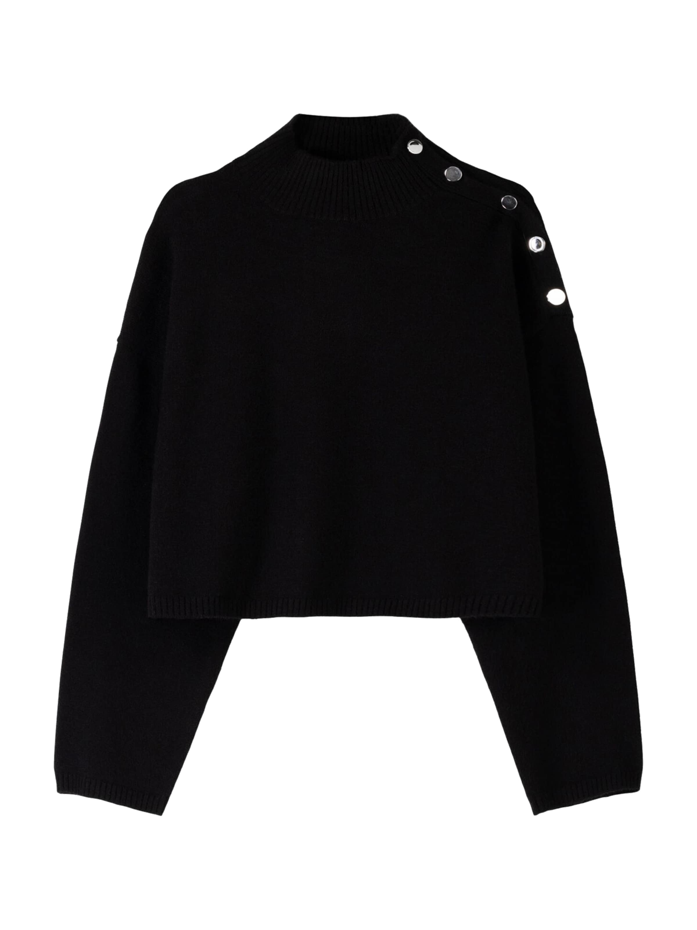 Bershka Pullover in Schwarz: Vorderseite