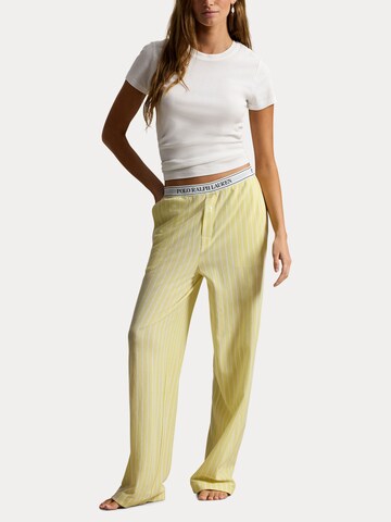Polo Ralph Lauren Pyjamabroek ' Knit Oxford ' in Geel