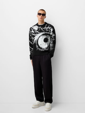 Pull-over Bershka en noir