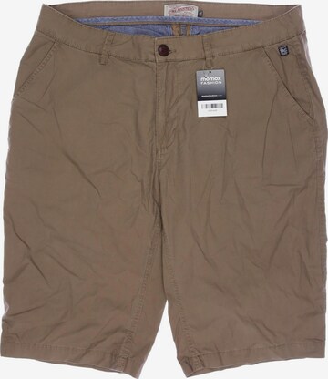 Petrol Industries Shorts in 38 in Brown: front