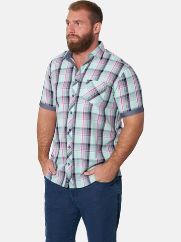 Jan Vanderstorm Comfort Fit Hemd 'Eskiel' in Grün: Vorderseite
