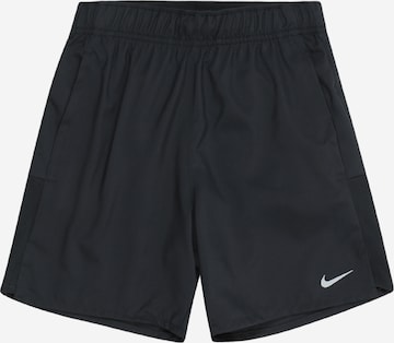 Regular Pantalon de sport 'CHALLENGER' NIKE en noir : devant