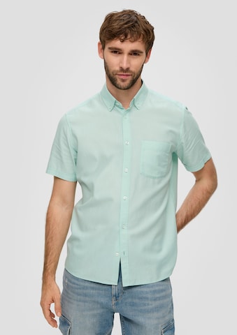 Coupe regular Chemise s.Oliver en bleu : devant