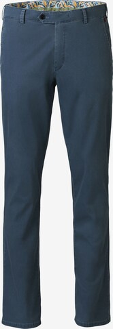 MEYER Regular Chino Pants 'Roma' in Blue: front