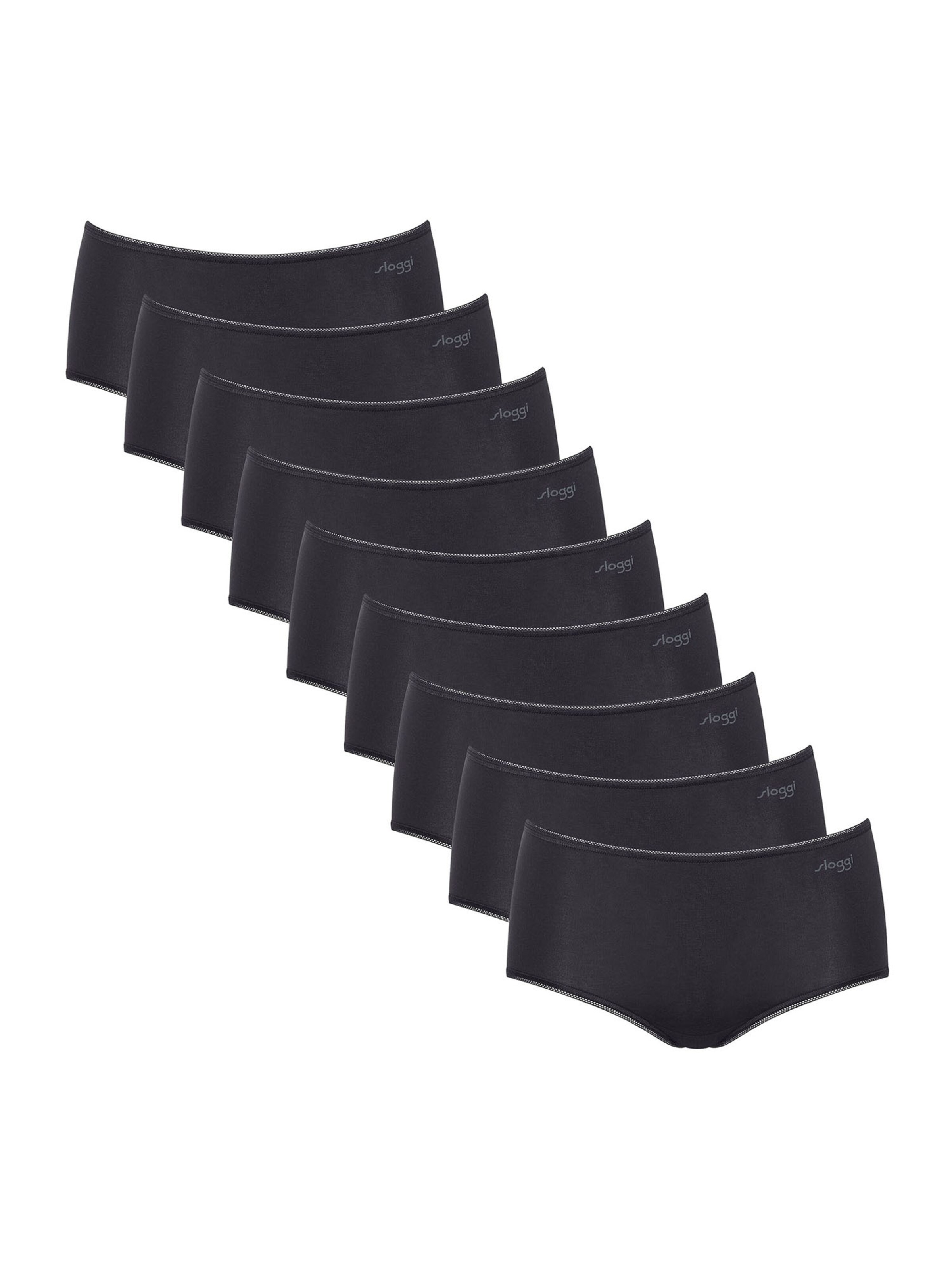 SLOGGI - Braga 'Pure Comfort' en negro: frente