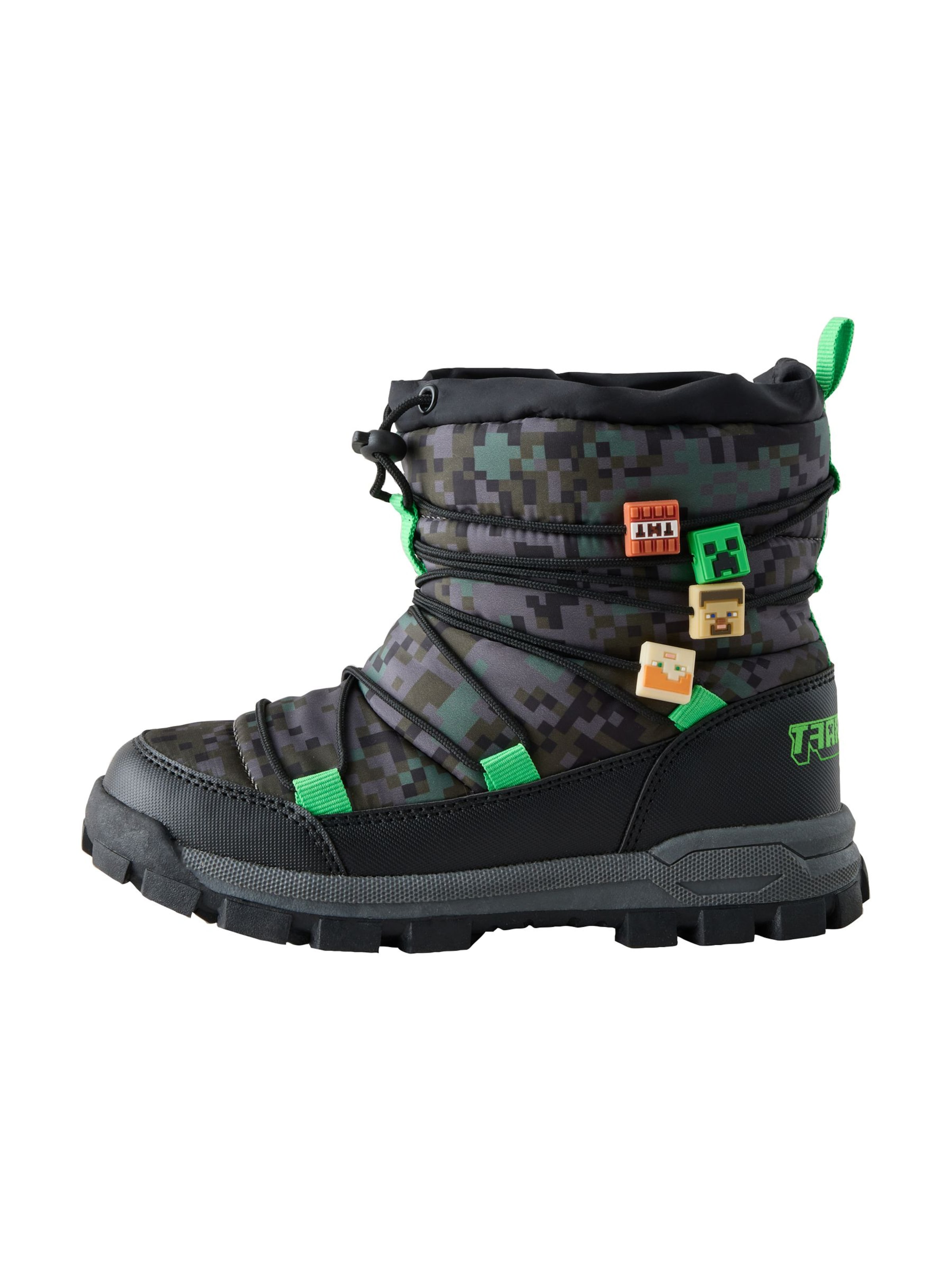 Next - Botas de nieve 'Minecraft' en negro: frente
