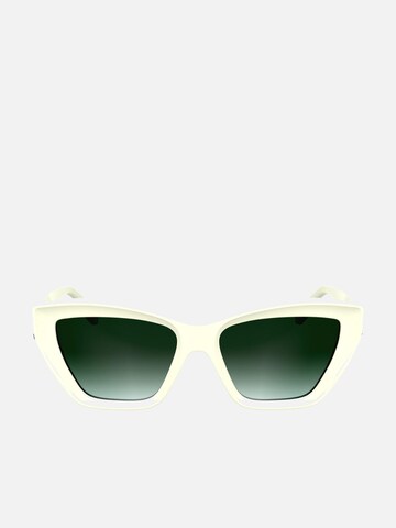 Lunettes de soleil Karl Lagerfeld en blanc