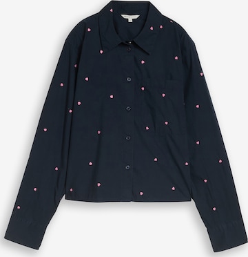 TOM TAILOR DENIM - Blusa en azul: frente