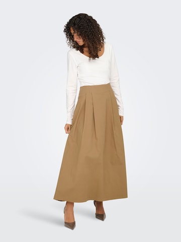ONLY Skirt 'ONLVENEDIG' in Brown
