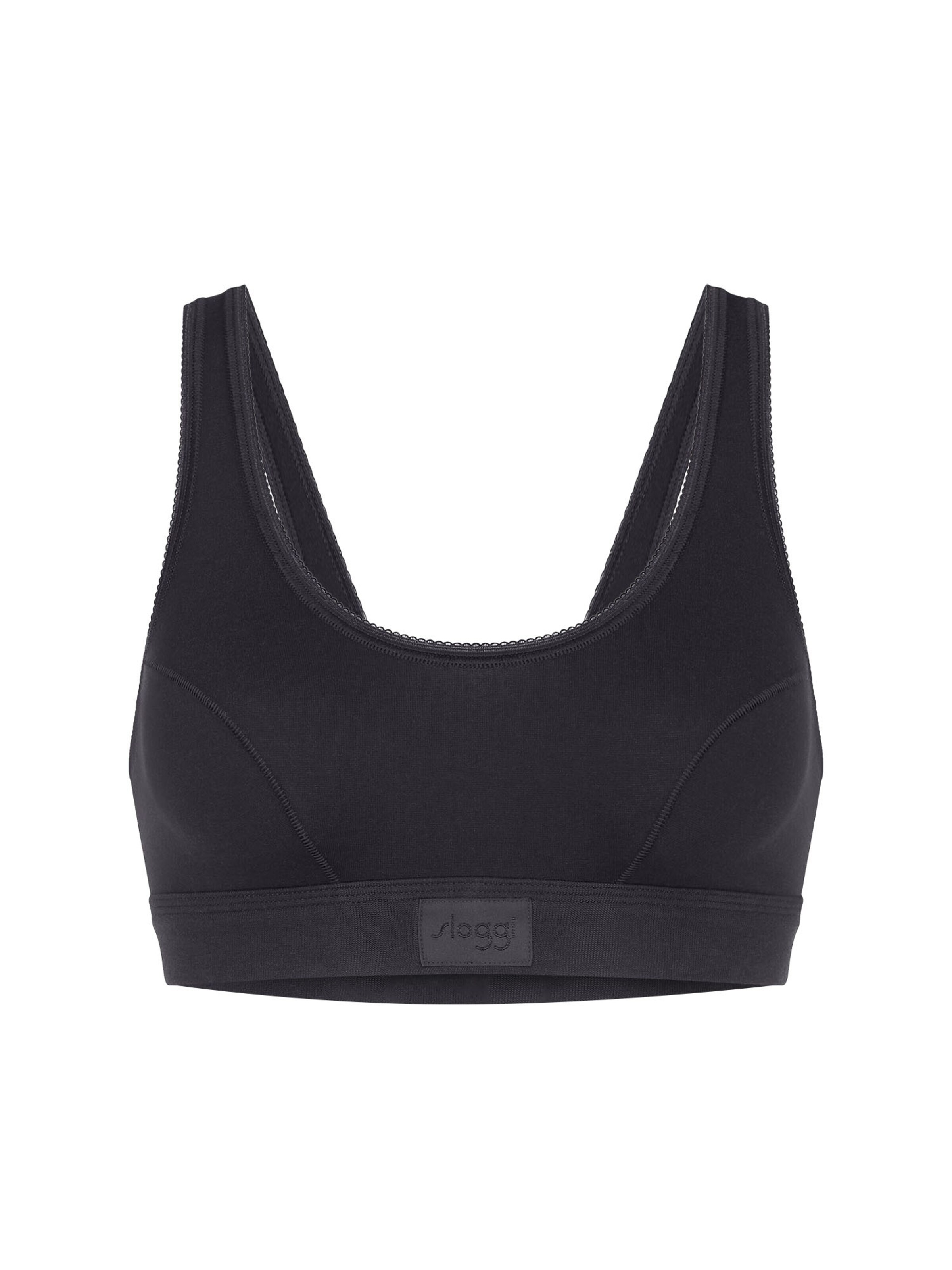 SLOGGI T-shirt BH in Zwart: voorkant