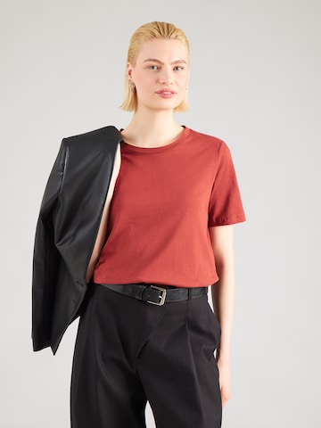 T-shirt 'ONLONLY' ONLY en marron : devant