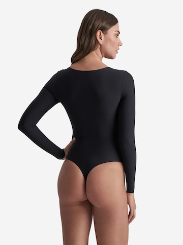 Body modelant 'Bodysuit Long Sleeve' Bye Bra en noir