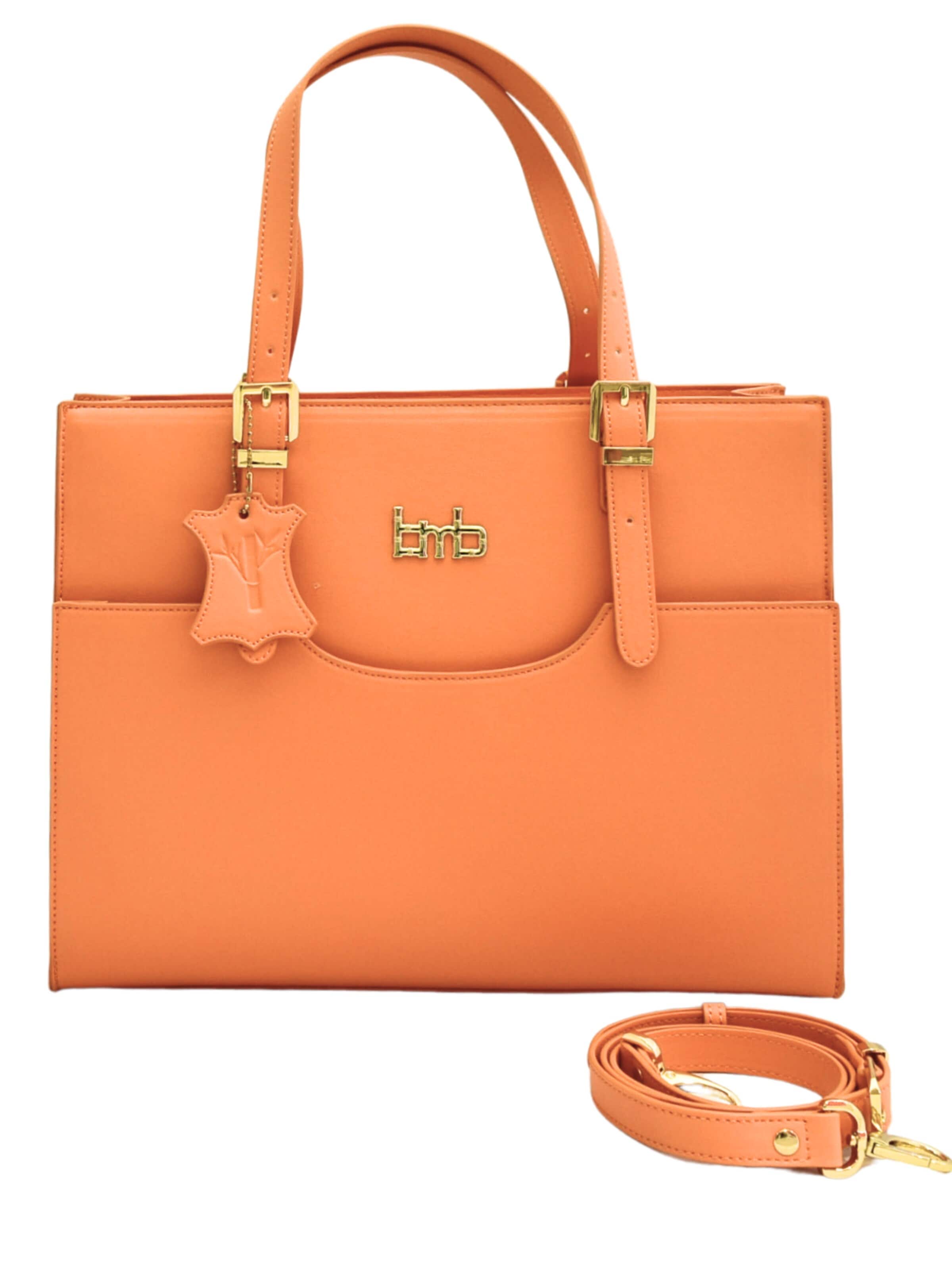BMB BAGS Handbag 'Grace' in Orange: front