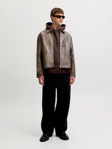 JACK & JONES Mikina 'JORNORREBRO' – hnědá