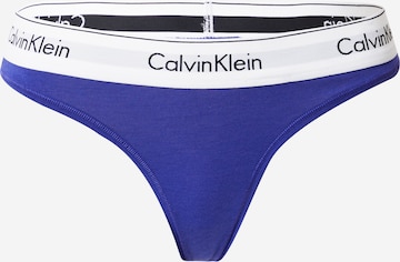 Calvin Klein Underwear Stringi w kolorze niebieski: przód