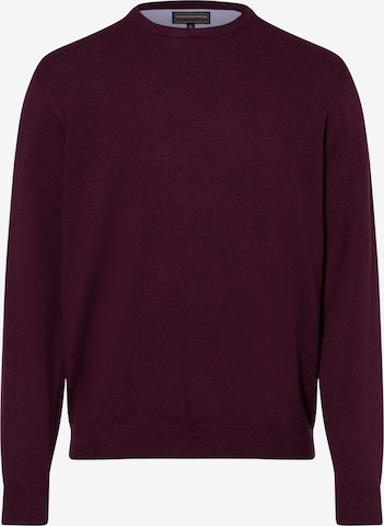 Pull-over Finshley & Harding en rouge : devant