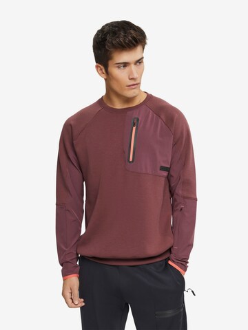 ESPRIT Athletic Sweatshirt in Red: front