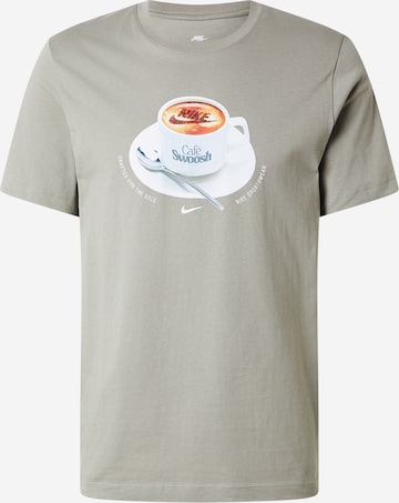 Nike Sportswear Särk 'CAFE SWOOSH MUG', värv roheline: eest vaates