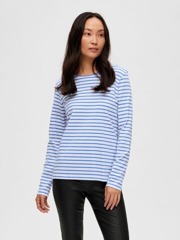 SELECTED Shirt in Blauw: voorkant