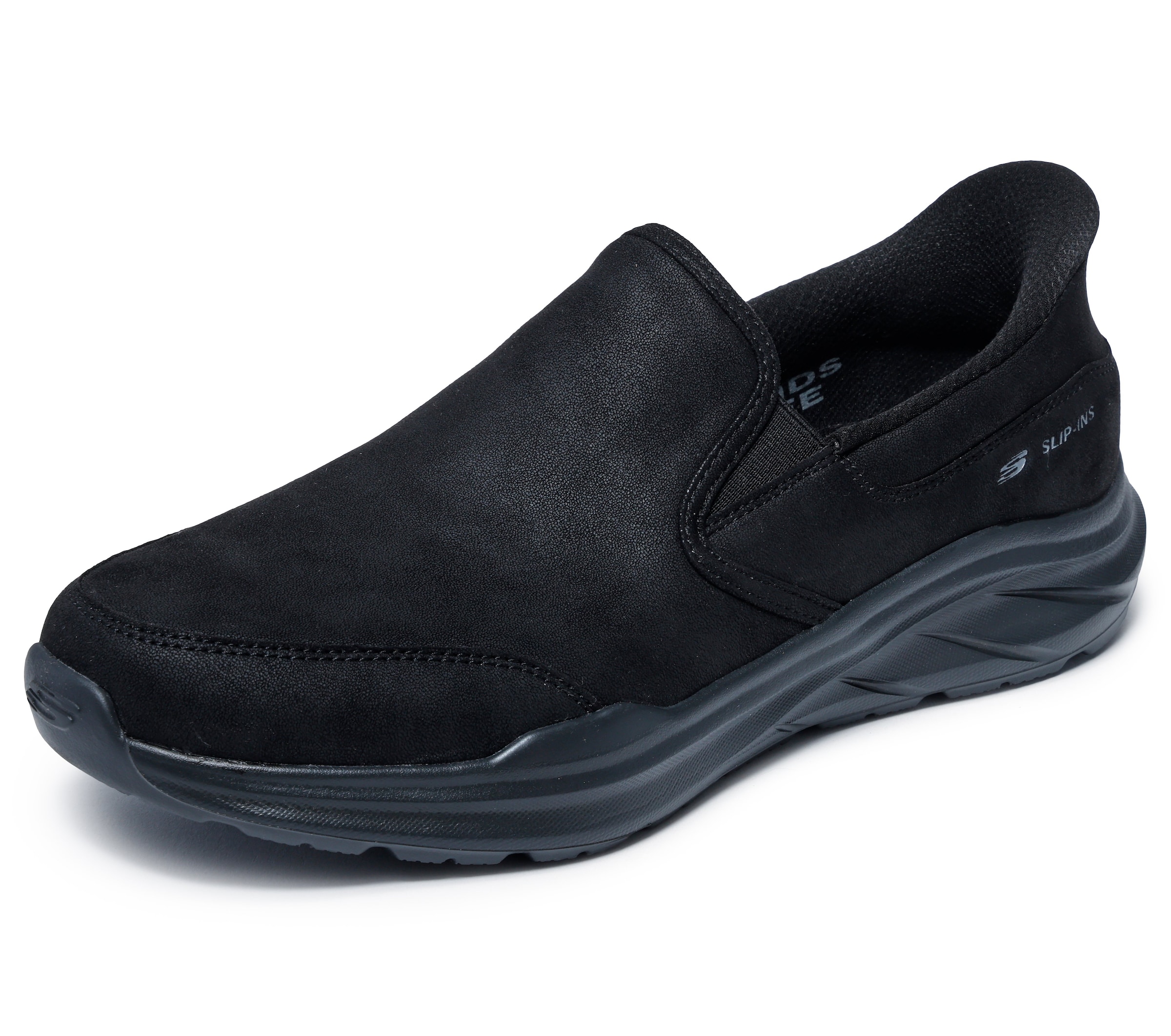 SKECHERS Slip-Ons in Black: front