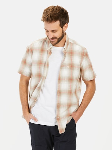CAMEL ACTIVE Regular fit Button Up Shirt in Brown: front