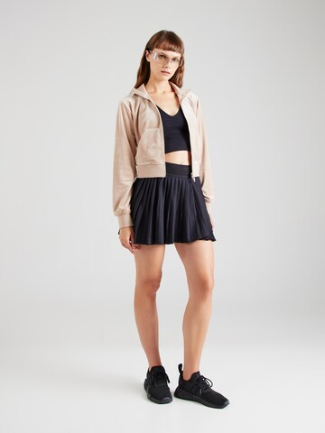 GUESS Athletic Zip-Up Hoodie in Pink