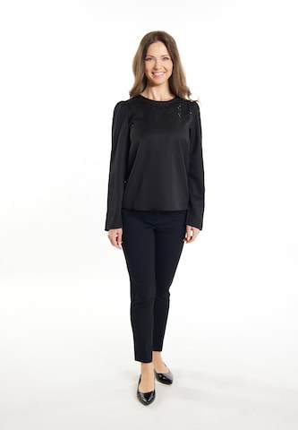 Usha Bluse in Schwarz