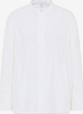 ETERNA Blouse in Wit: voorkant