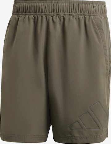 ADIDAS PERFORMANCE Regular Sporthose in Grün: Vorderseite