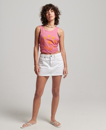 Superdry Top 'Vintage Nostalgia' in Pink