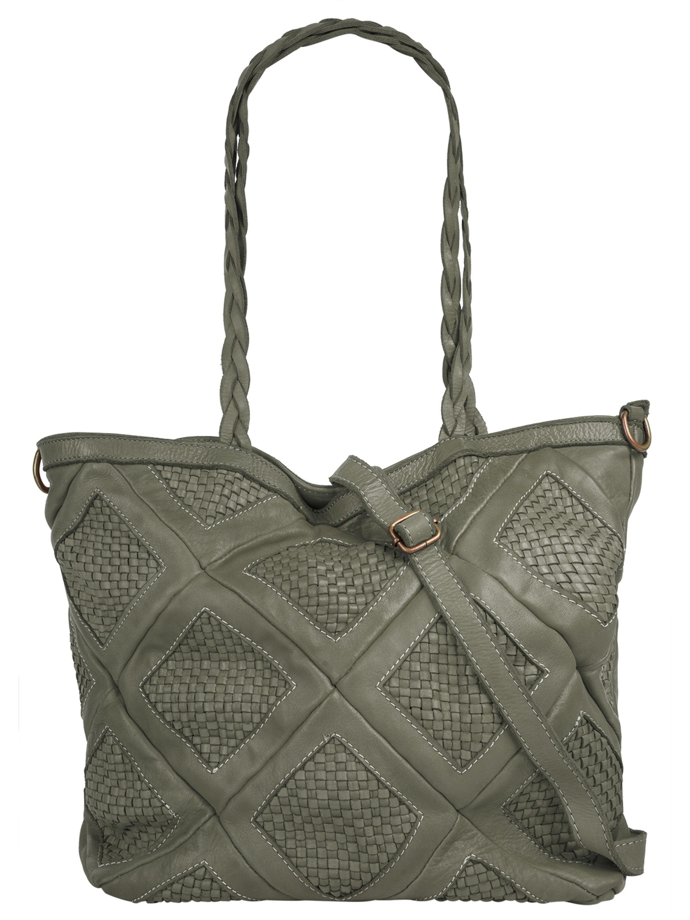 Cabas Samantha Look en vert : devant