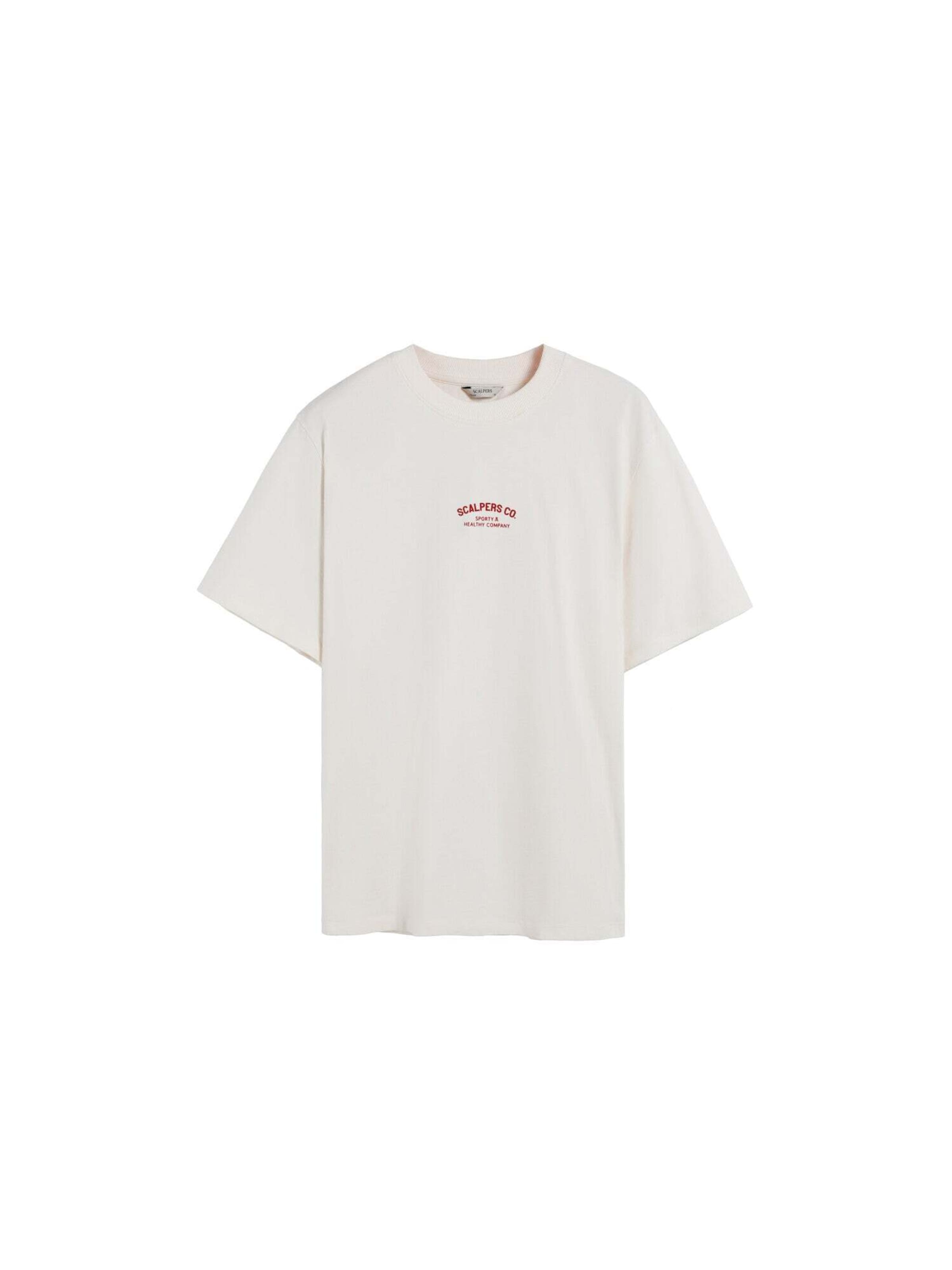 Scalpers Tričko - Biela: predná strana