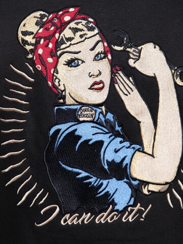 Queen Kerosin Übergangsjacke 'I Can Do It' in Lila