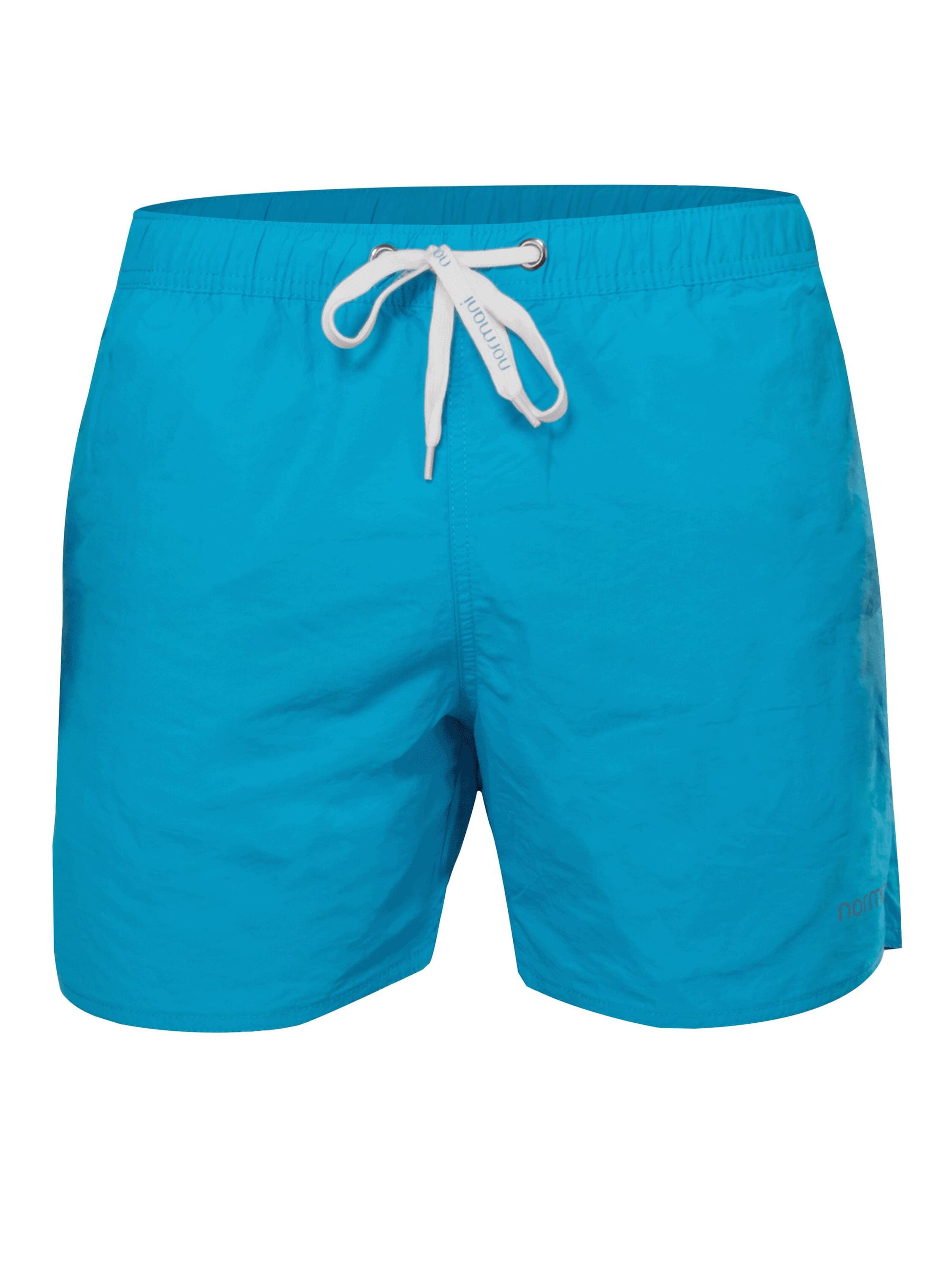 Shorts de bain 'Coastline' normani en bleu : devant