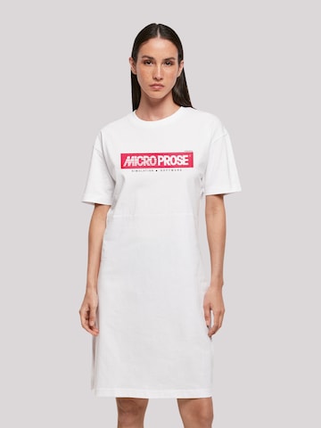 Robe 'MicroProse' F4NT4STIC en blanc : devant