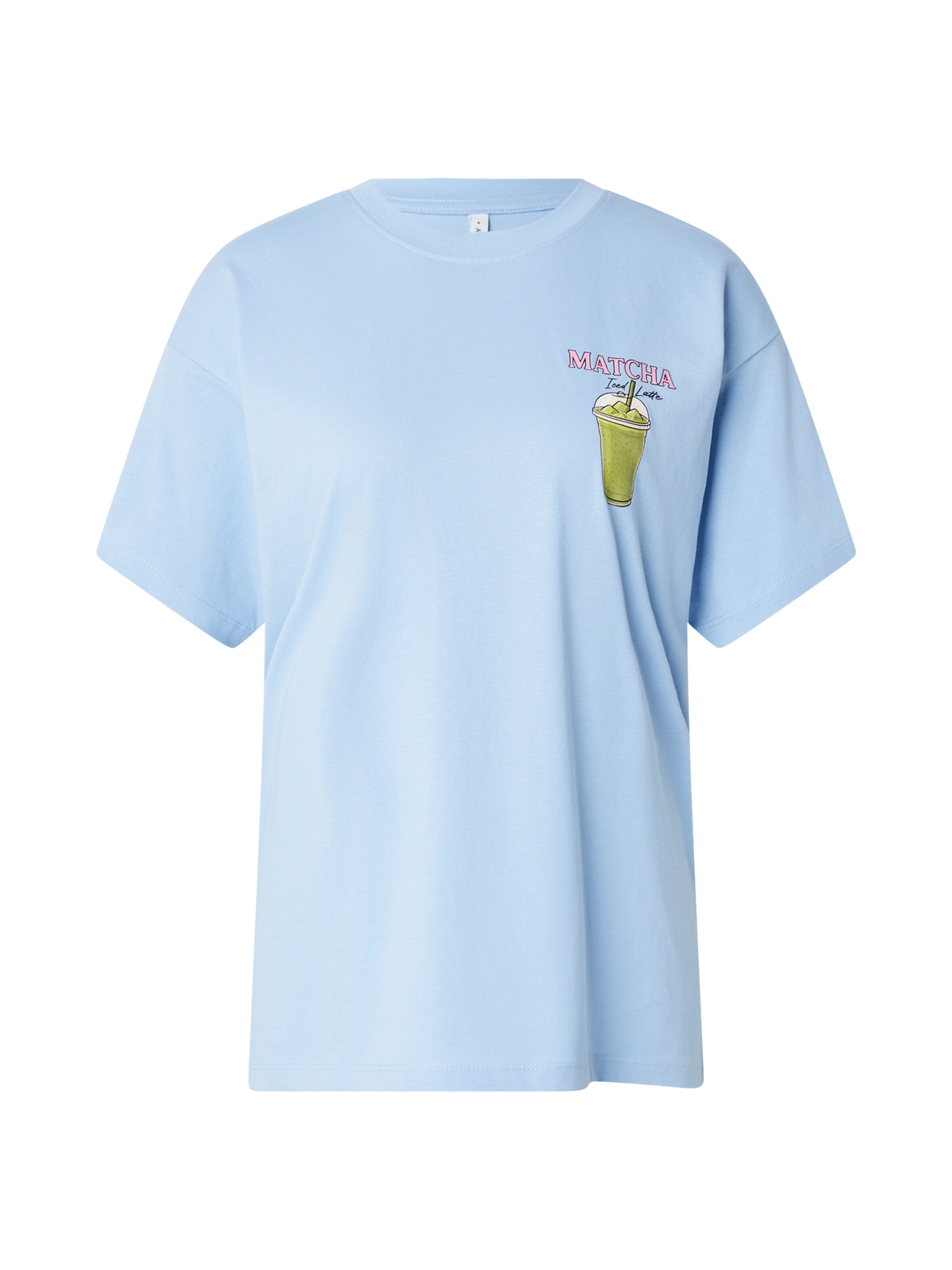 ONLY T-shirt 'ONLRita' en XS en bleu clair / pomme / rose / noir, Vue avec produit