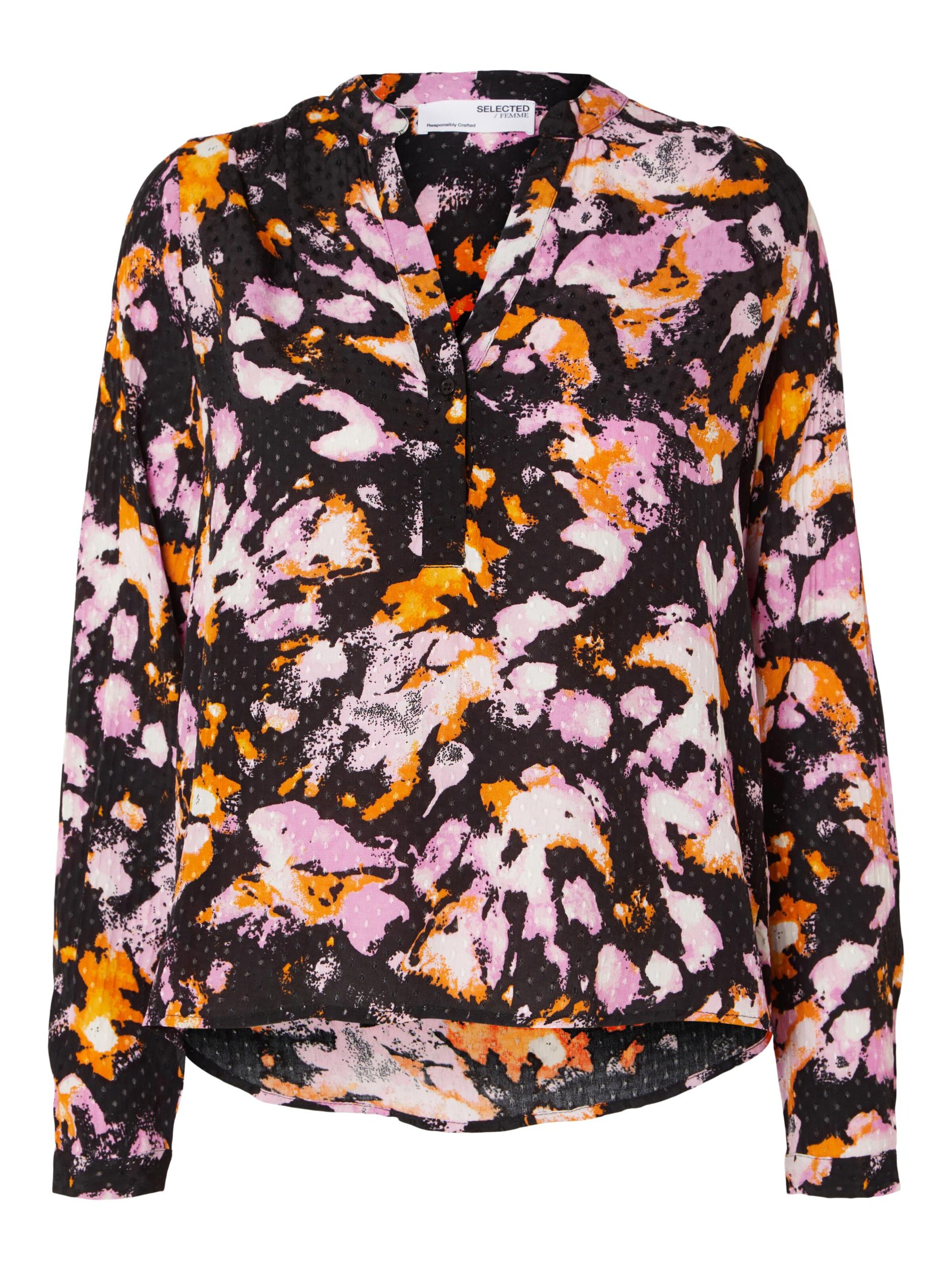 SELECTED Блуза 'Irene' в черно: отпред