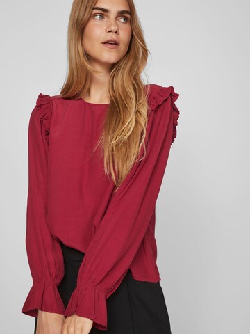 Camicia da donna 'FINI' di VILA in rosso