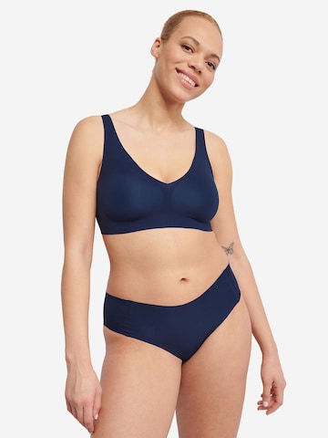 SLOGGI T-shirt BH ' Blue ZERO Feel 20 ' in Blauw