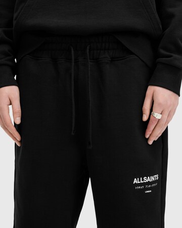 AllSaints Loose fit Trousers 'UNDRGRND' in Black